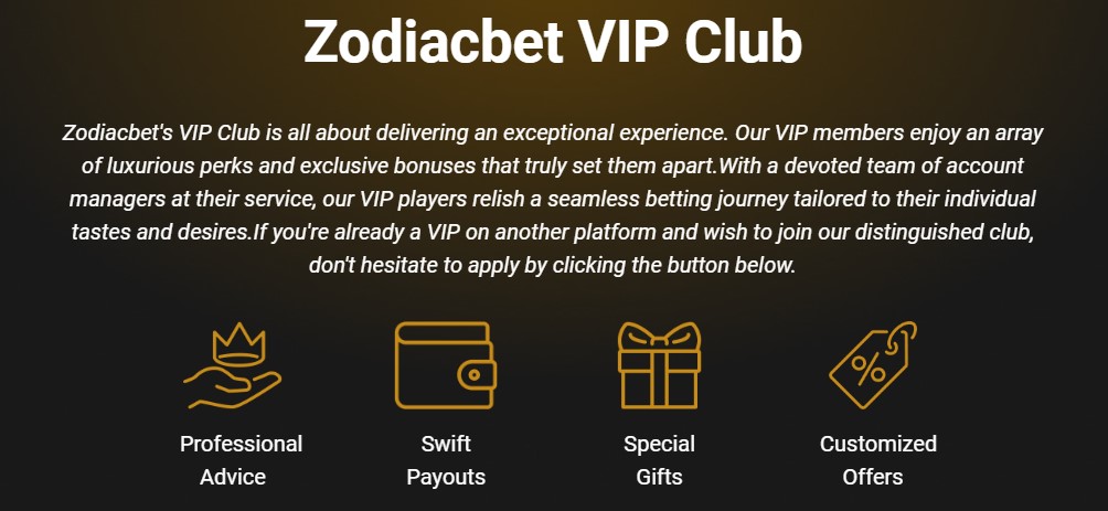 ZodiacBet Vip Program